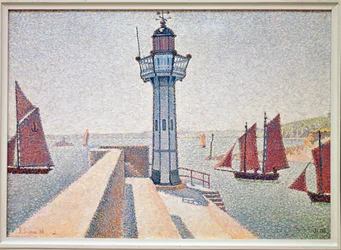 Le phare du Portrieux (huile sur toile)