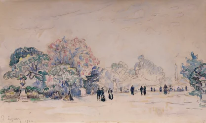 Les Tuileries, Paris, 1910