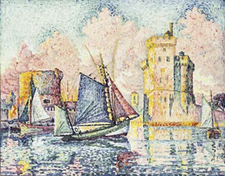 Le Thonier Entrant dans le Port de La Rochelle, Couchant, 1927