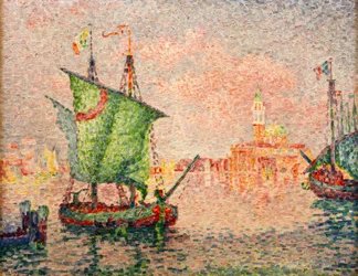 Venise, le nuage rose