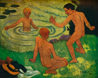 Garçons se baignant, 1906