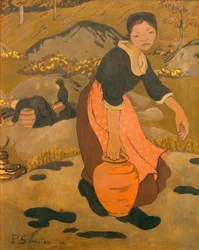 Jeune Bretonne à la cruche