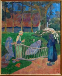 La barrière fleurie, Le Pouldu (Finistère)