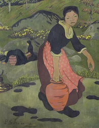 Jeune fille bretonne avec une cruche, 1892