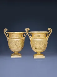 Paire de rafraîchissoirs à vin George IV, 1827