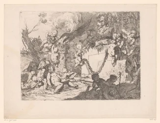 Putti près d