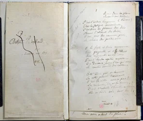 Pages manuscrites de 