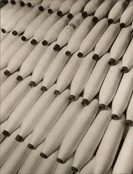 Usine textile : Bobines
