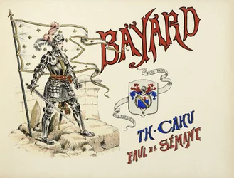 Illustration tirée du livre « Histoire du chevalier Bayard » de Théodore Cahu, illustrée par Paul De Sémant (1855-1915)