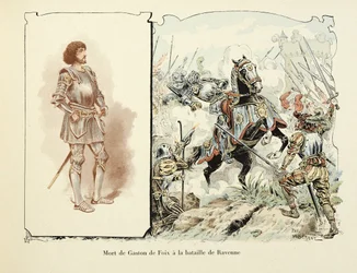 Mort de Gaston de Foix à la bataille de Ravenne