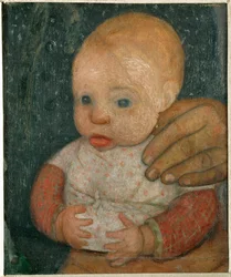 Bébé et main de la mère