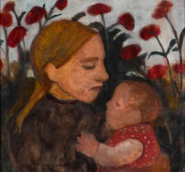 Fille avec enfant