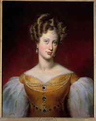 Portrait de Marie Caroline, princesse de Bourbon-Sicile et duchesse de Berry (1798-1870)