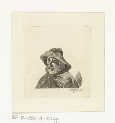 Vieil homme avec un chapeau de pêcheur