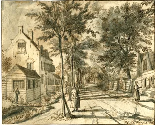 Bezuidenhoutseweg vue vers Herengracht, 1760