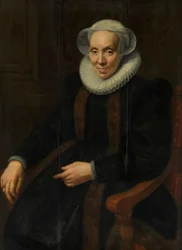Portrait de Maria van Utrecht (c. 1552/53-1629)