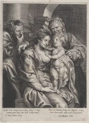 Sainte Famille avec Sainte Anne, vers 1620-70