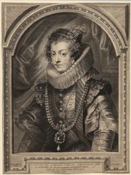 Portrait de la reine Élisabeth de Bourbon [Isabel de Borbón y Médicis]