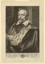 Portrait de Jan van der Wouwer, des Icones Principum Virorum