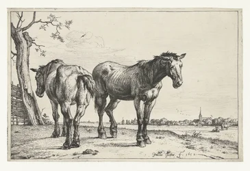 Deux chevaux de labour (Chevaux)
