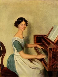Portrait de Nadezhda Petrovna Zhdanovichova, 1849, 1965