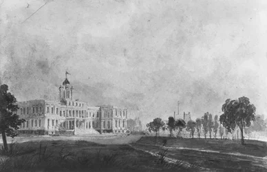 La nouvelle mairie, New York, 1811-vers 1813