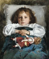Enfant avec une poupée