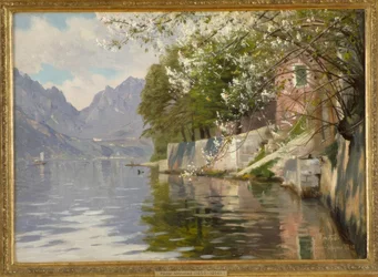Jour de printemps au lac de Lugano