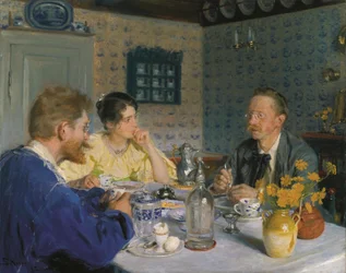 Un petit déjeuner. L