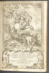 Saint Jacques à cheval, de 