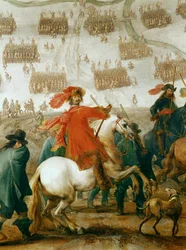 Maréchal Octavio Piccolomini, commandant des troupes impériales pendant la guerre de Trente Ans ... (huile sur toile)