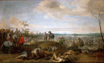 Scène de bataille, guerre de trente ans