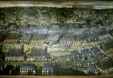 GUERRE DE TRENTE ANS: Bataille de Weissenberg (Bataille de la Montagne Blanche), 8 nov.