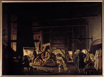 Une forge au XVIIIe siècle