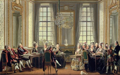 Conversation au palais de Drottningholm, 1779