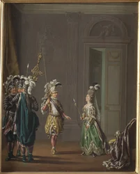 Gustave III de Suède et Ulrika Eleonora von Fersen par Pehr Hilleström