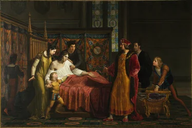 Charles VIII rend visite à Gian Galeazzo Sforza à Pavie en 1494, 1816-1818