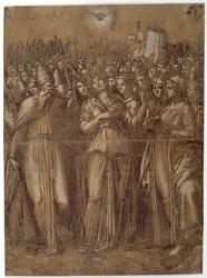 Sainte Ursule avec les vierges martyres
