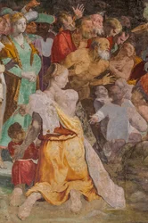Saint Jean-Baptiste baptisant des gens, Chapelle Poggi