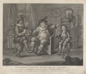 Sir Andrew Aguecheek, Sir Toby Belch et le clown - "La Nuit des rois", Acte II, Scène III