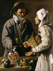 Le vendeur de fruits, vers 1615-20