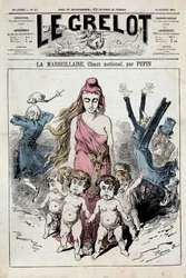 Un numéro de « La Cloche » représentant une allégorie de l
