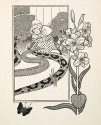 Fascination enfantine, tiré de A Hundred Anecdotes of Animals, publié en 1924