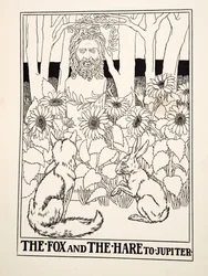 Le Renard et le Lièvre à Jupiter, de Cent Fables d