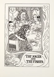 Le Joker et les Poissons, des Fables de Fontaine, pub. 1905