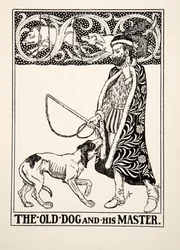 Le Vieux Chien et son Maître, de Cent Fables d