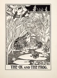 Le Bœuf et la Grenouille, tiré de Cent Fables d