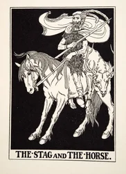 Le Cerf et le Cheval, de Cent Fables d