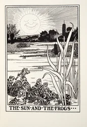 Le Soleil et les Grenouilles, des Fables de Fontaine, pub. 1905