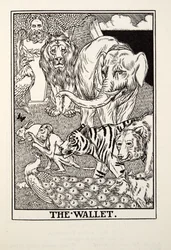 Le Portefeuille, des Fables de Fontaine, pub. 1905